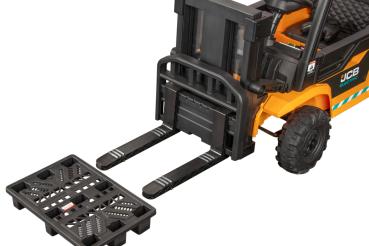 Preview: Kinder Elektro Auto Gabelstapler JCB Forklift 2x 30W 12V 7Ah